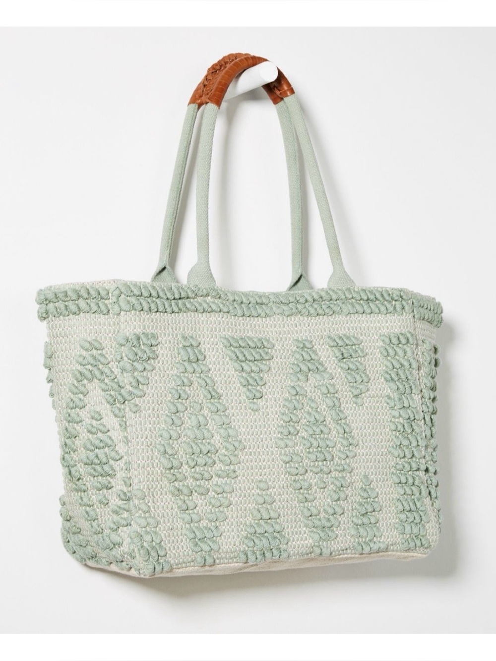NWOT Anthropologie Cleobella Cairo Tote In Mint